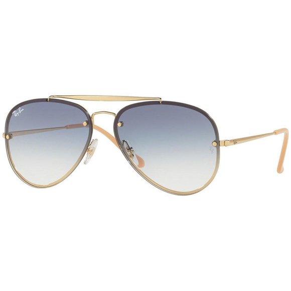 Ray-Ban Blaze Aviator Sunglasses Blue Gradient main image 4